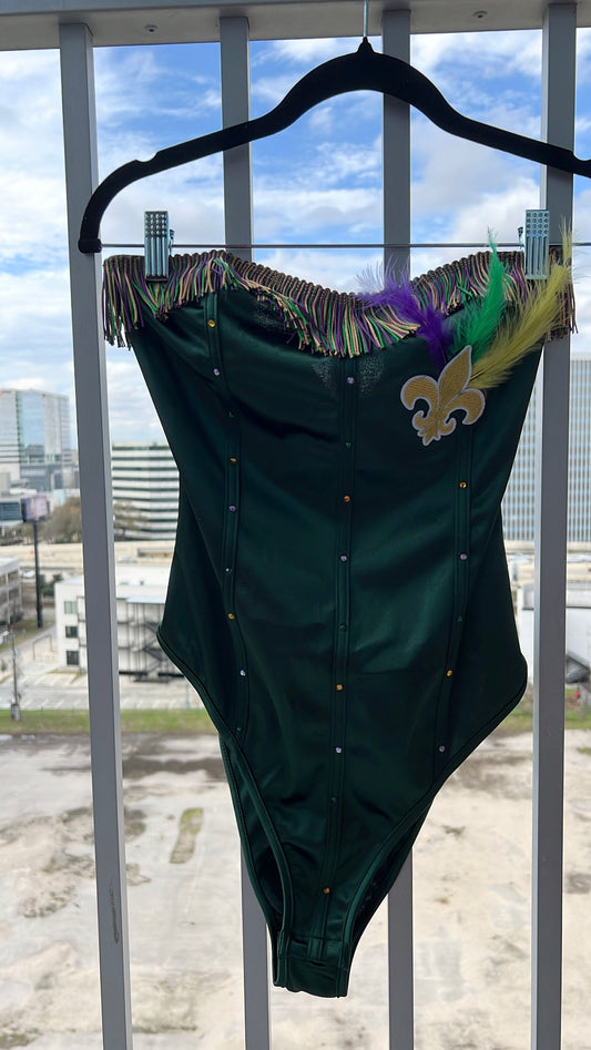 Mardi Gras Body Suit