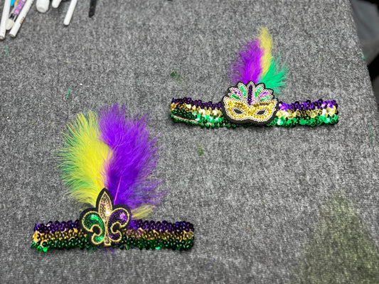 Mardi Gras Headband